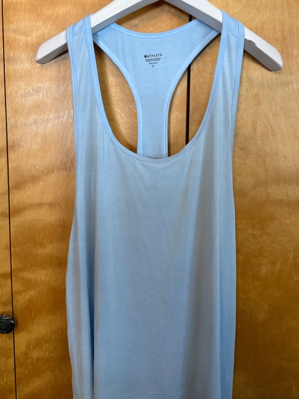 Athleta Light Blue Racerback  Athletic Tank Size medium